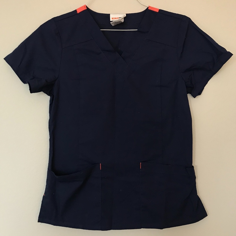 ScrubStar Navy Blue Scrub Shirt